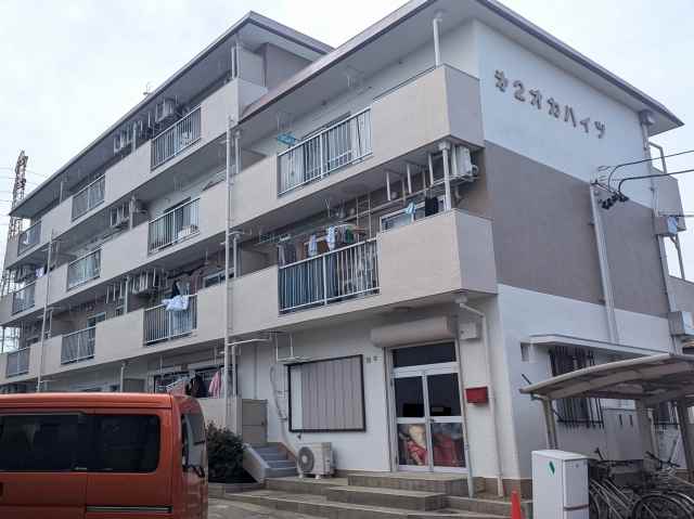 春日井市　賃貸マンション　第二オカハイツ　外壁塗装　施工例の写真