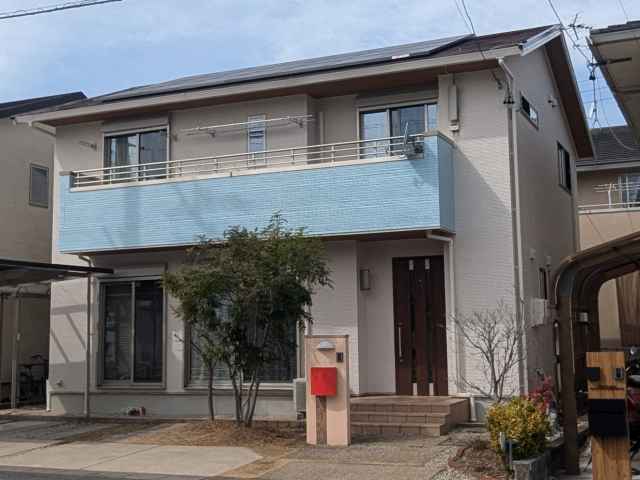 東海市 ブルー×ホワイト系 大和ハウス 外壁塗装 施工例