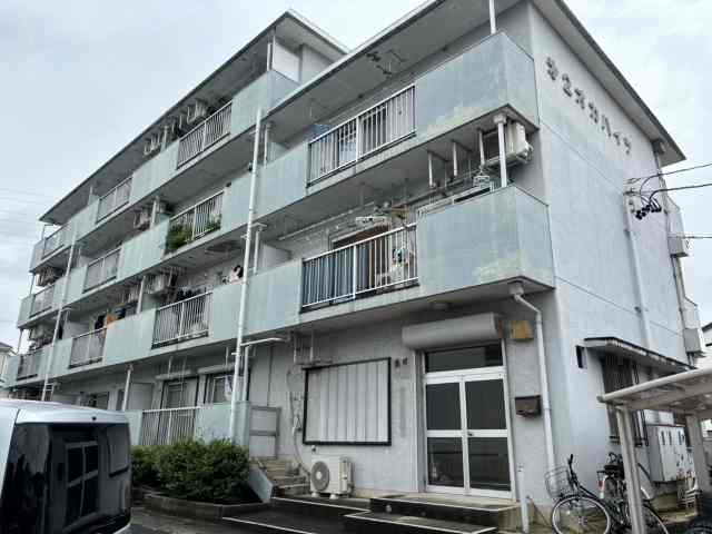 春日井市 賃貸マンション 第二オカハイツ 外壁塗装 施工例 イメージ