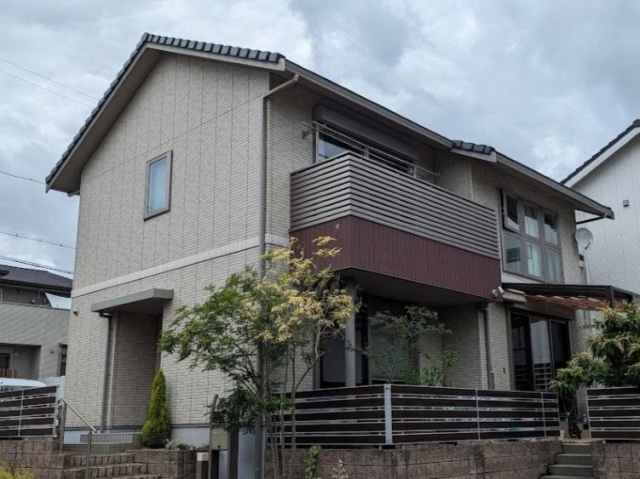 桑名市 ミサワホーム お洒落な外壁塗装 施工例 塗装前 イメージ