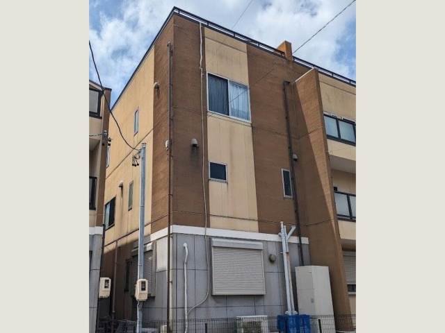 千種区 グレージュ×ブラウン系 モダン住宅 外壁塗装 施工例 塗装色 イメージ