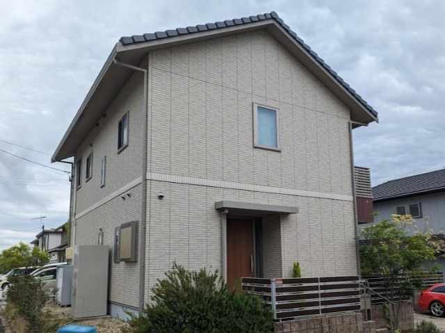 桑名市 ミサワホーム お洒落な外壁塗装 施工例 塗装前 イメージ