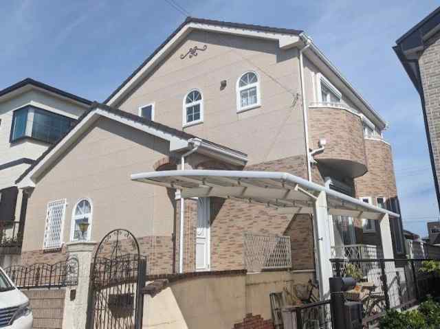 長久手市 エレガントな南欧風住宅 外壁塗装 施工例 イメージ