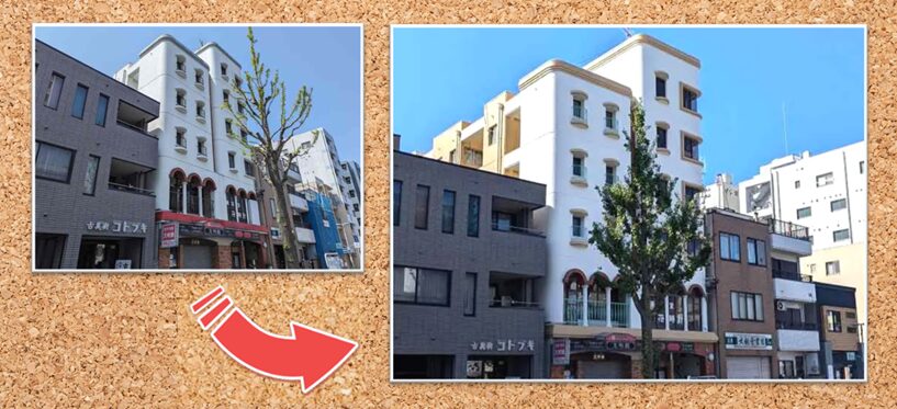 おしゃれな外壁塗装「本山プラザ」様　外壁塗装　施工例　イメージ