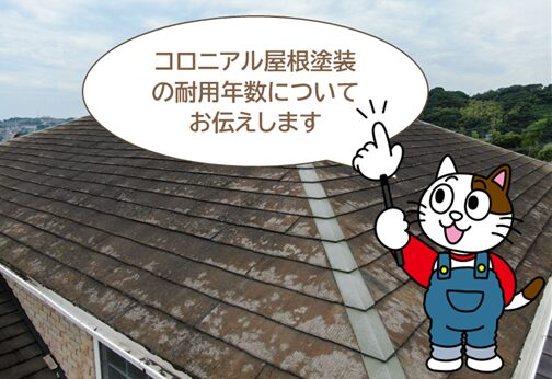 コロニアル屋根を塗装する前に知っておきたいこと 屋根の耐用年数とは? イメージ