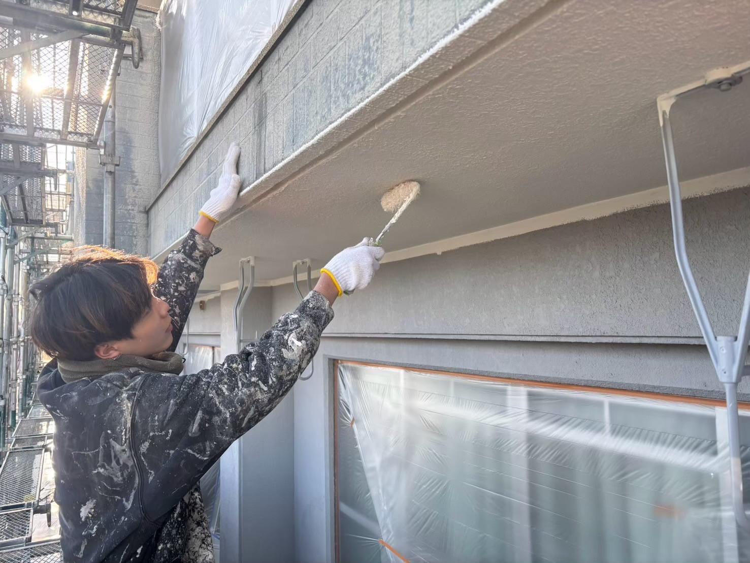 春日井市 賃貸マンション 外壁塗装 施工例 イメージ