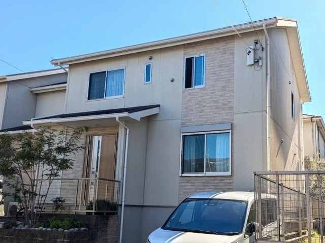 名古屋市緑区 ナチュラルモダン住宅 外壁塗装 施工例 塗装前 イメージ