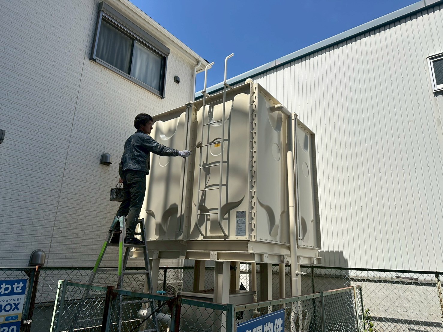 春日井市 賃貸マンション 外壁塗装 施工例 イメージ