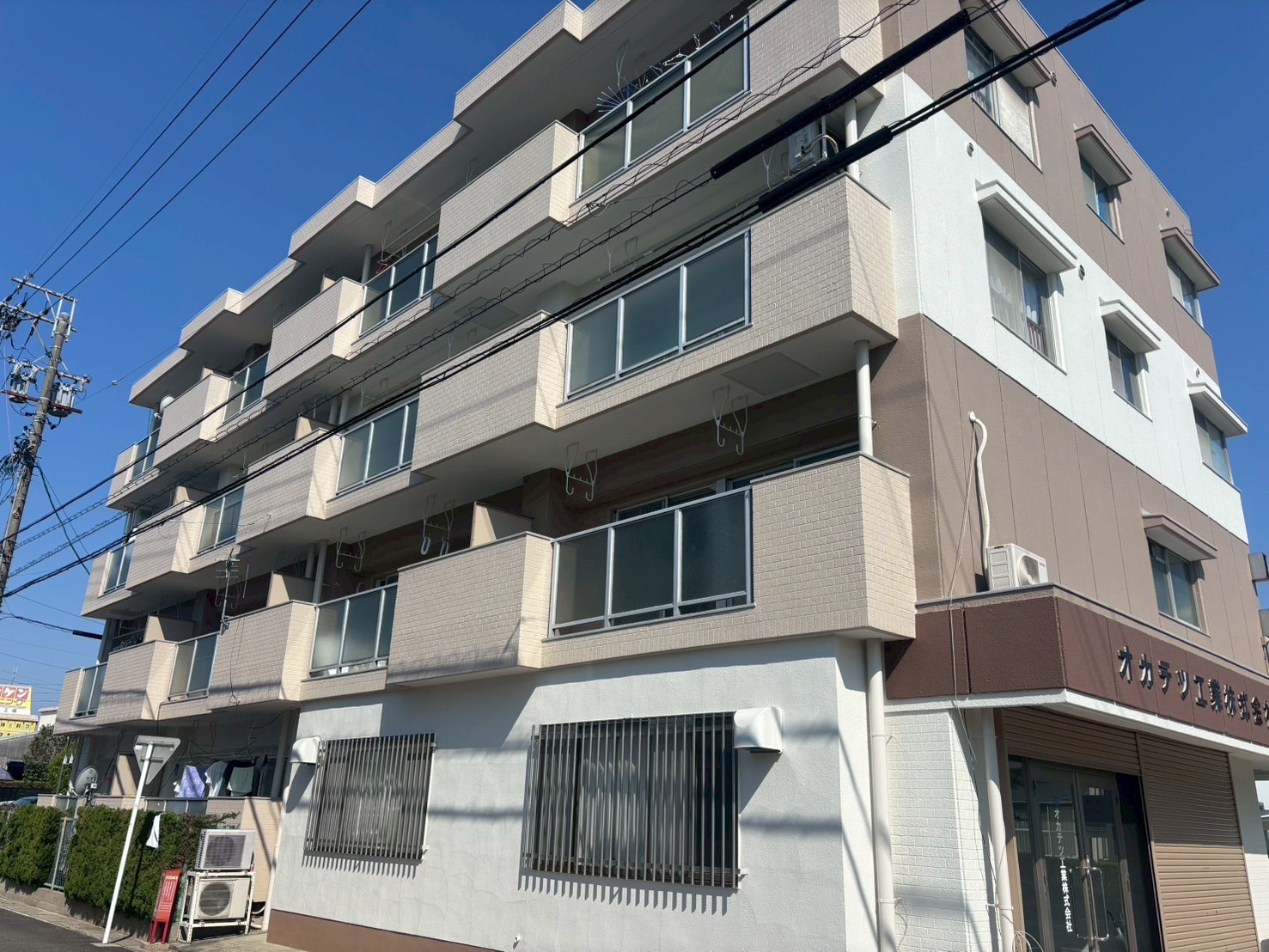 春日井市 賃貸マンション 外壁塗装 施工例 施工後 イメージ