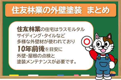 住友林業の外壁塗装を検討する際、知っておきたい特徴とポイント　まとめ　イメージ