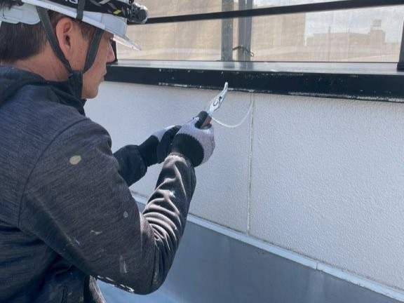 千種区 アイボリー×ブラウン系 ツートンカラー 外壁塗装 施工例 イメージ
