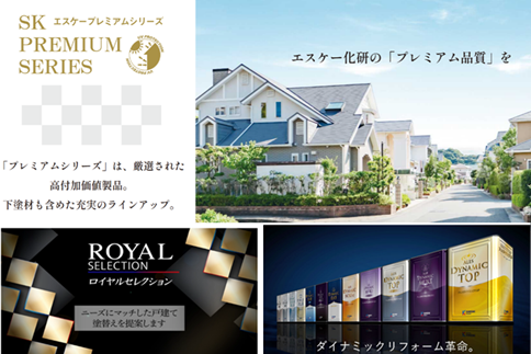 住友林業の外壁塗装　塗料の選び方　イメージ