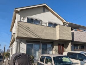 名古屋市守山区 M様|ベージュ系の上品なツートンカラー 外壁塗装 施工例