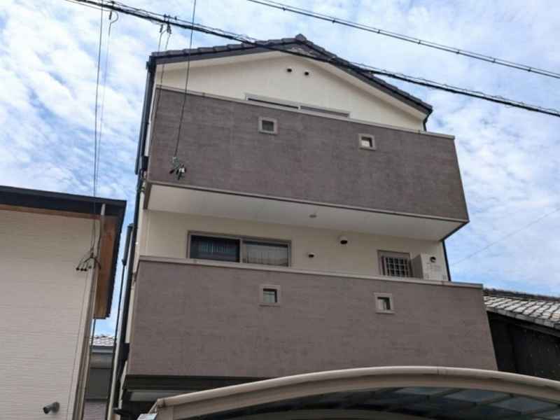 名古屋市千種区 Y様|ブラウン×ベージュ系 外壁塗装 施工例の写真