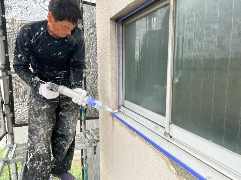 名古屋市西区　賃貸マンション「本郷ビレッジ」様　外壁塗装　施工例　イメージ