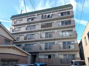 名古屋市西区 賃貸マンション「本郷ビレッジ」様 外壁塗装 施工例 イメージ