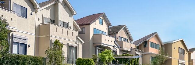 外壁塗装　物価上昇　市場縮小の原因2. 新築住宅の減少と需要の先細り　イメージ