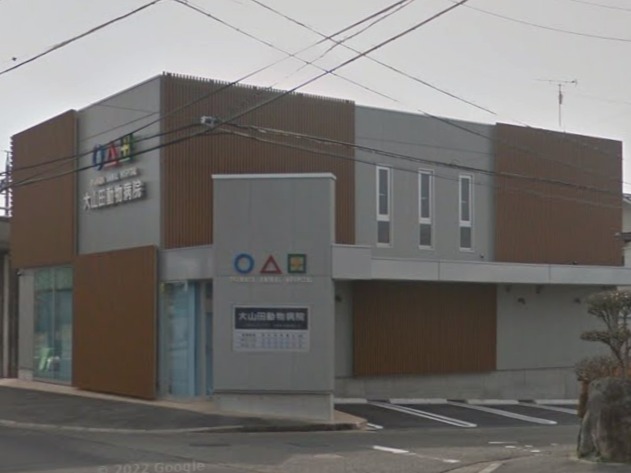 桑名市　面格子のアクセントがおしゃれな　動物病院　外壁塗装　施工例　塗装前　イメージ