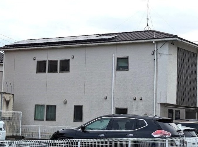 半田市　ウッドフレンズ　ネイビー系　モダン住宅外壁塗装　施工例　塗装前　イメージ