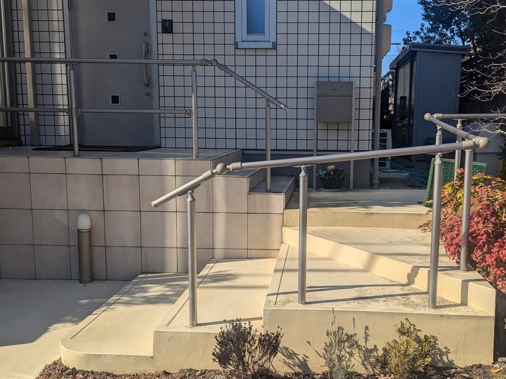 桑名市　玄関アプローチ床面塗装　施工例　イメージ