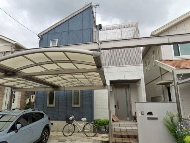 中川区　セキスイハイム　ライトベージュ系　外壁塗装　施工例　イメージ