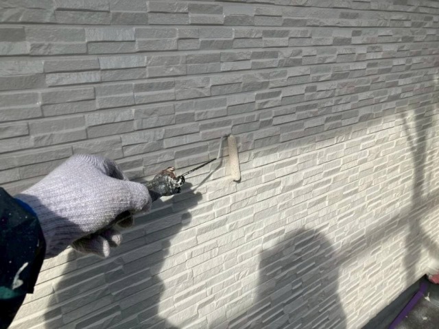 昭和区　重厚感あるダークグレー系　モダン住宅　外壁塗装　施工例　イメージ