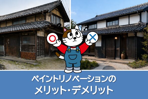 ペイントリノベーション 空き家活用のアイデア|メリット・デメリット イメージ