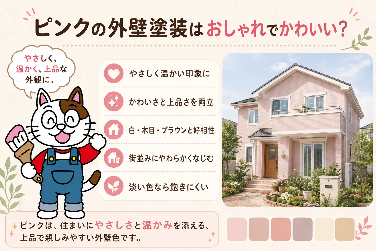 ネイビーの外壁塗装はどんな印象になる？　イメージ