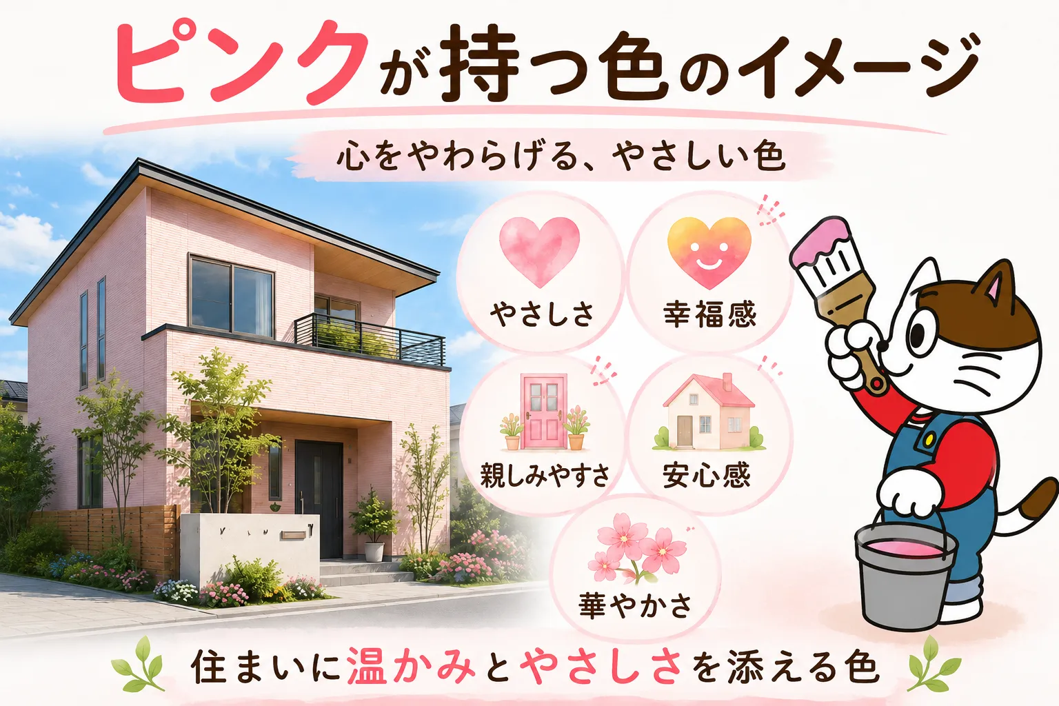 ピンクが持つ色のイメージ　イメージ