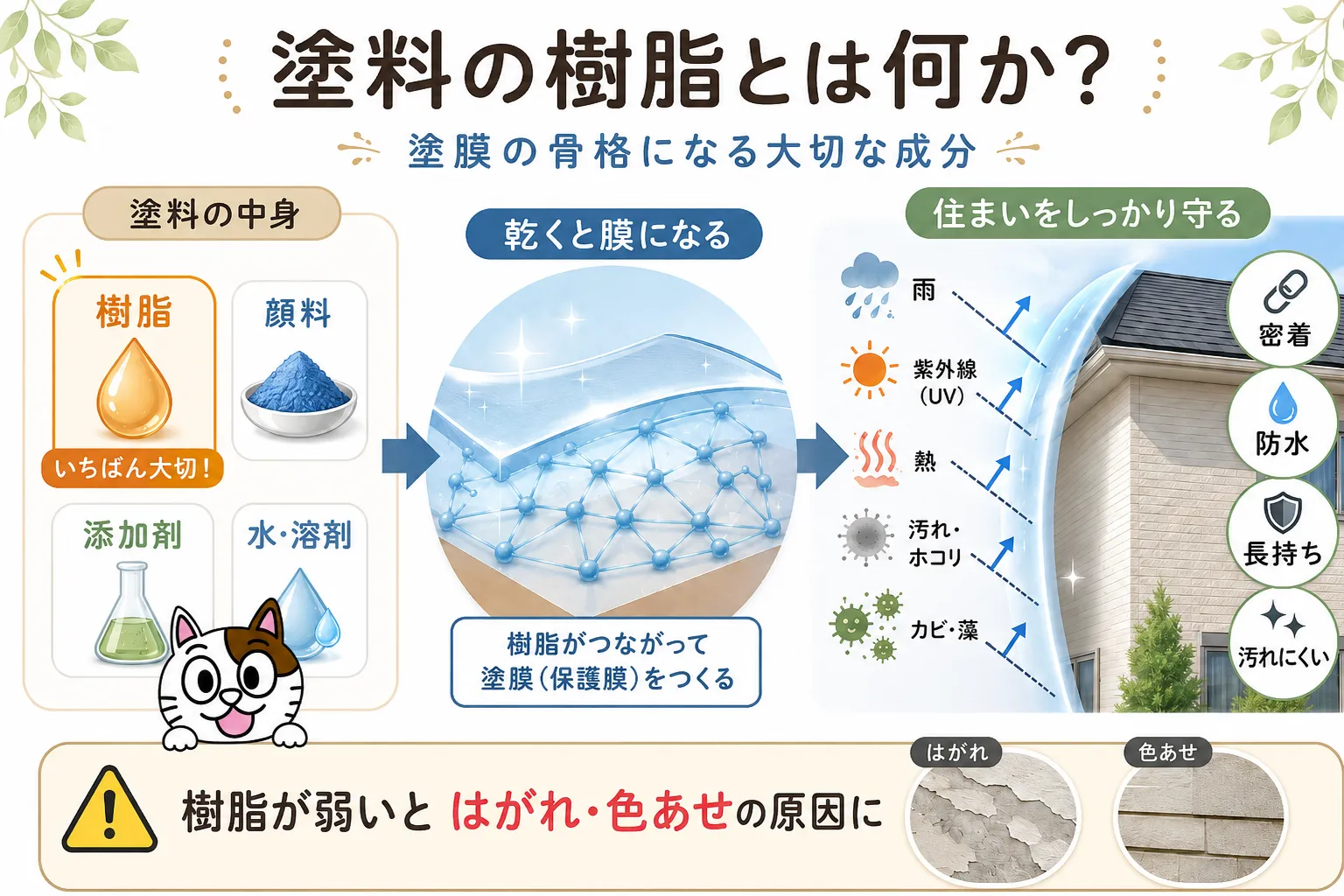 塗料の樹脂とは何か イメージ