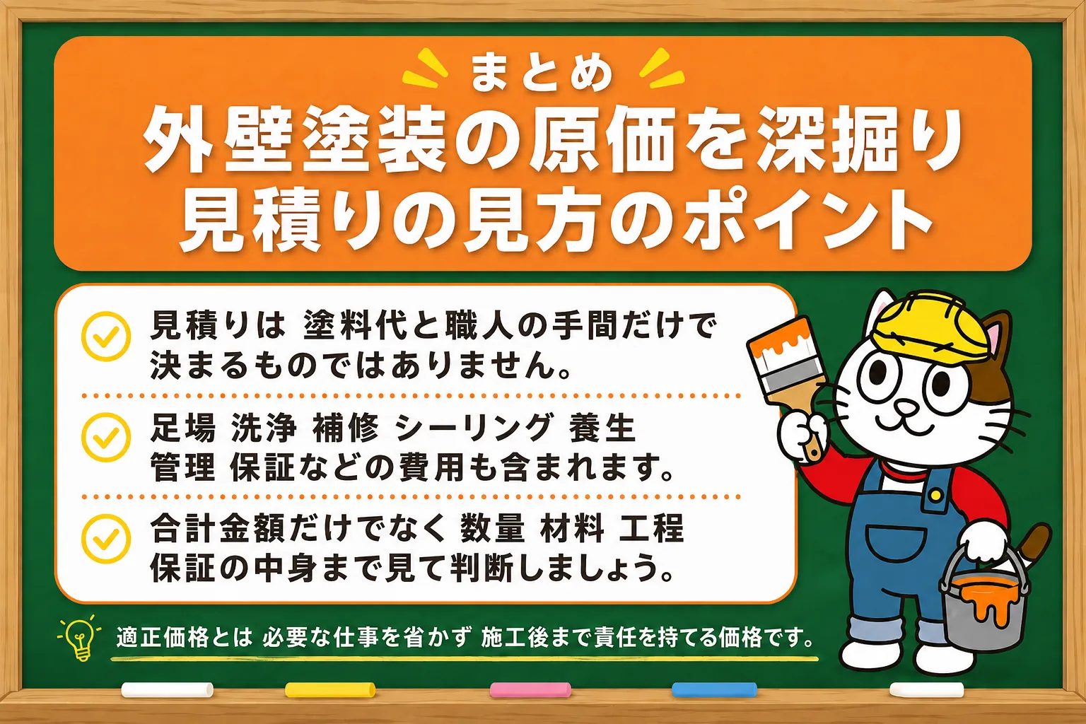 まとめ|微弾性・弾性・高弾性は外壁に合わせて選ぶことが大切です イメージ