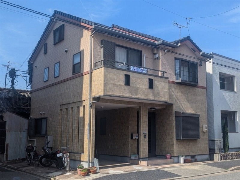 名古屋市北区　ダブルトーン塗装　外壁塗装　施工例　イメージ