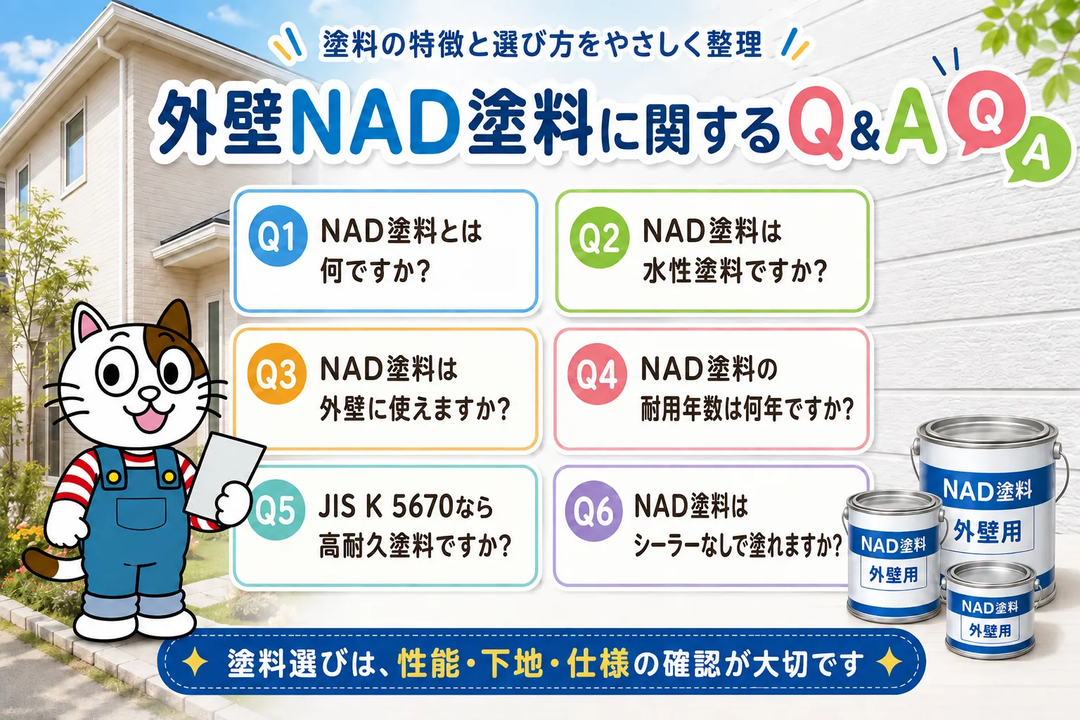 外壁NAD塗料に関するQ&A イメージ