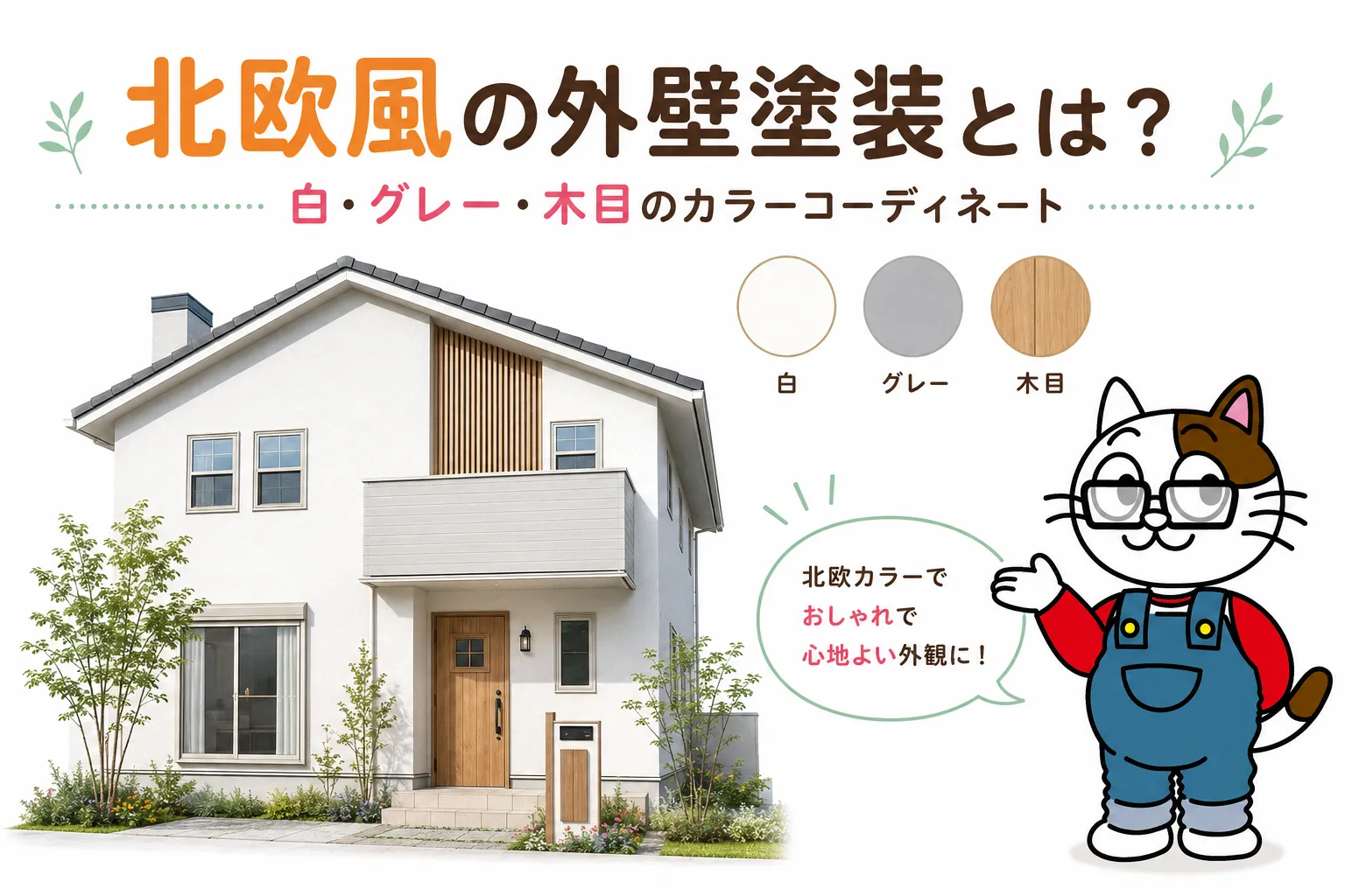 北欧風の外壁塗装とは？　イメージ